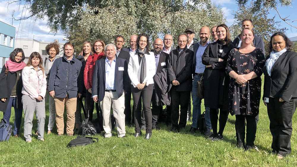 group photo of all partners involved in the EU project