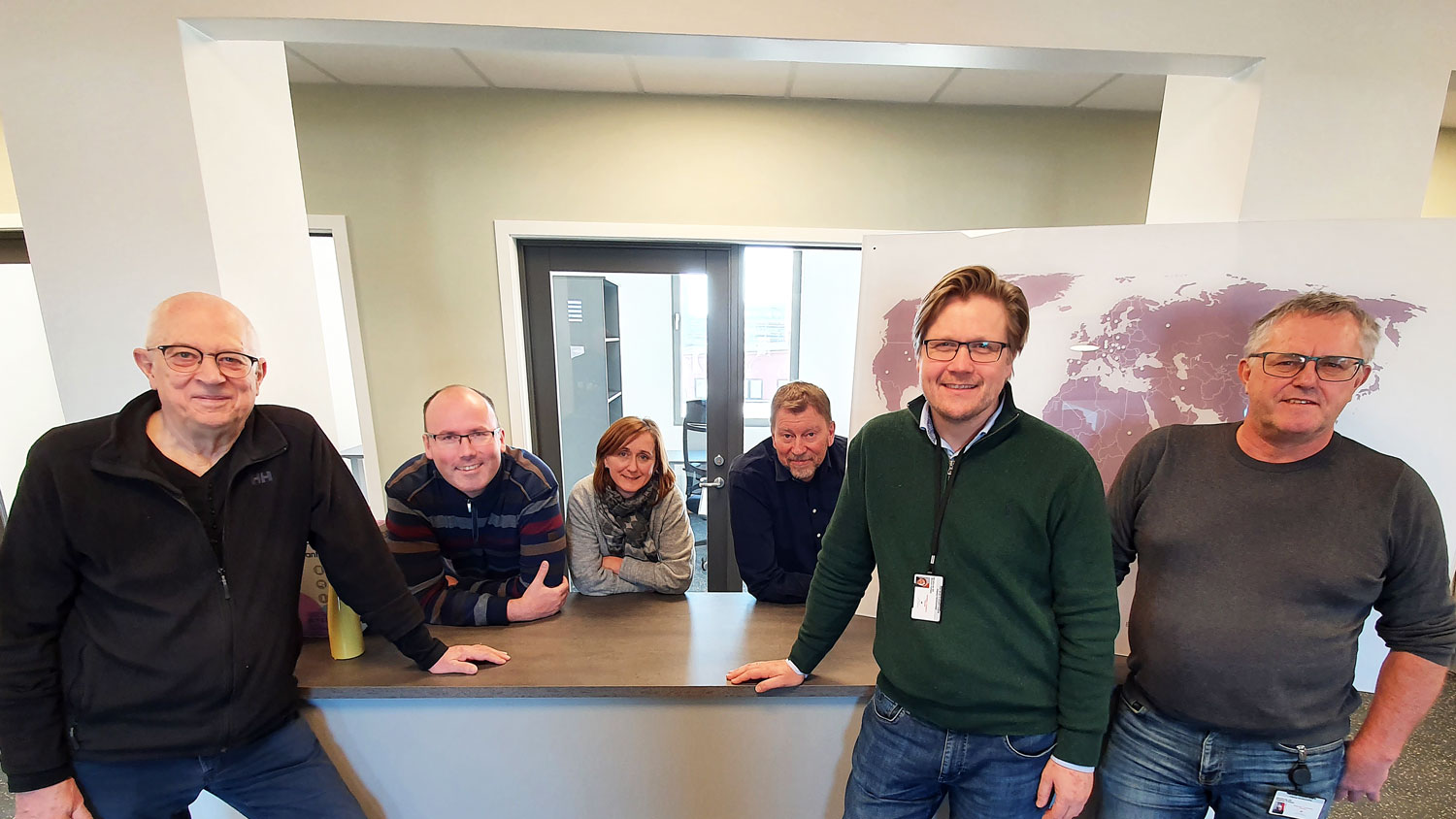 Strukuras-teamet seks personer i nye lokaler i Herøya Industripark